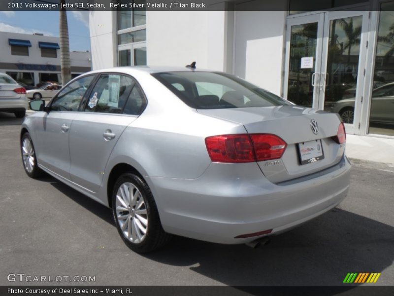 Reflex Silver Metallic / Titan Black 2012 Volkswagen Jetta SEL Sedan