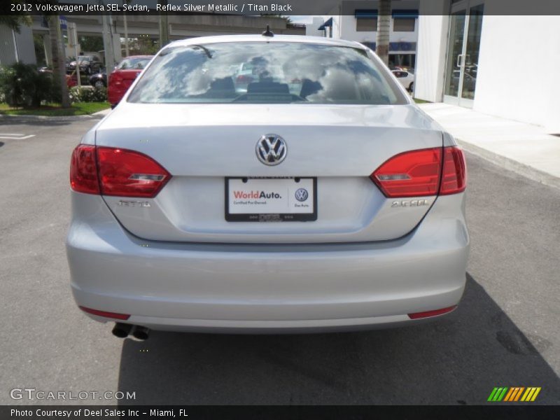 Reflex Silver Metallic / Titan Black 2012 Volkswagen Jetta SEL Sedan