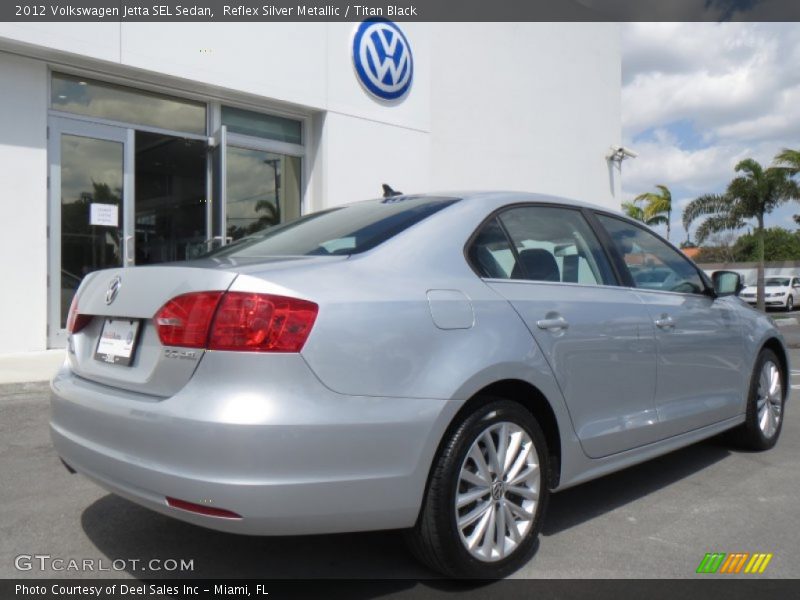 Reflex Silver Metallic / Titan Black 2012 Volkswagen Jetta SEL Sedan