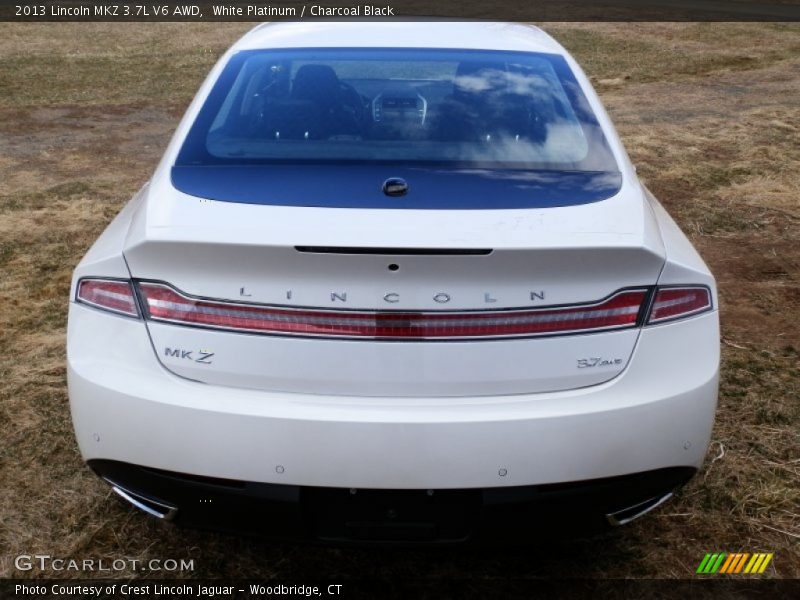 White Platinum / Charcoal Black 2013 Lincoln MKZ 3.7L V6 AWD