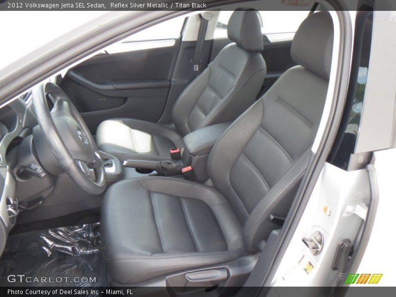 Reflex Silver Metallic / Titan Black 2012 Volkswagen Jetta SEL Sedan