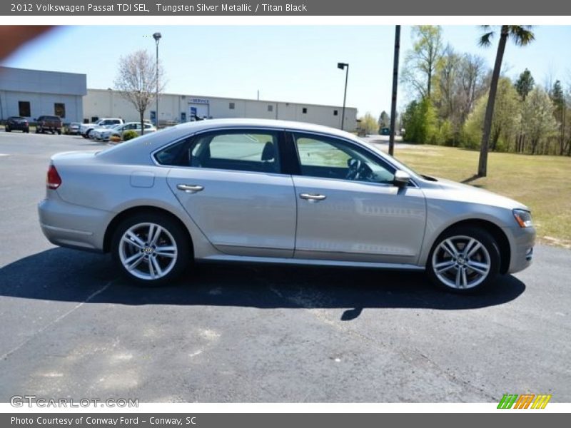 Tungsten Silver Metallic / Titan Black 2012 Volkswagen Passat TDI SEL