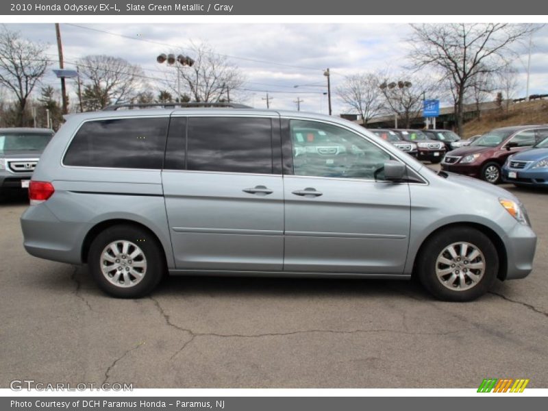 Slate Green Metallic / Gray 2010 Honda Odyssey EX-L