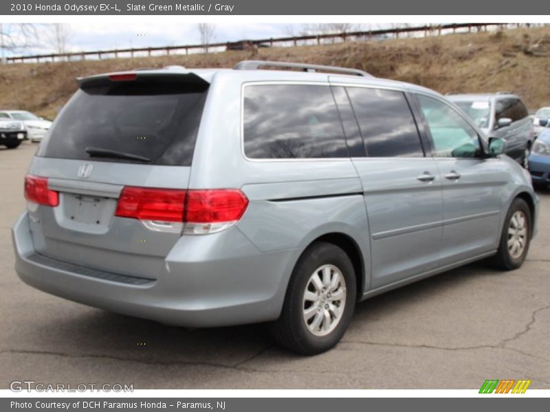 Slate Green Metallic / Gray 2010 Honda Odyssey EX-L