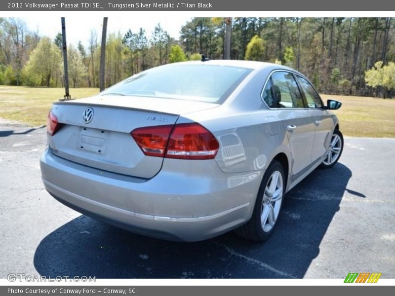 Tungsten Silver Metallic / Titan Black 2012 Volkswagen Passat TDI SEL