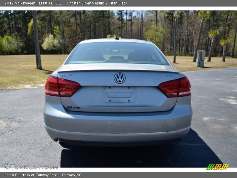 Tungsten Silver Metallic / Titan Black 2012 Volkswagen Passat TDI SEL