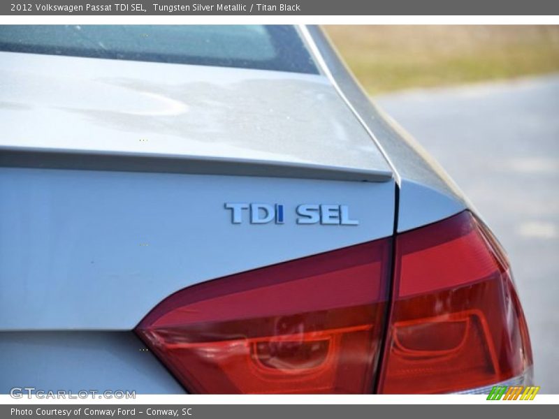Tungsten Silver Metallic / Titan Black 2012 Volkswagen Passat TDI SEL
