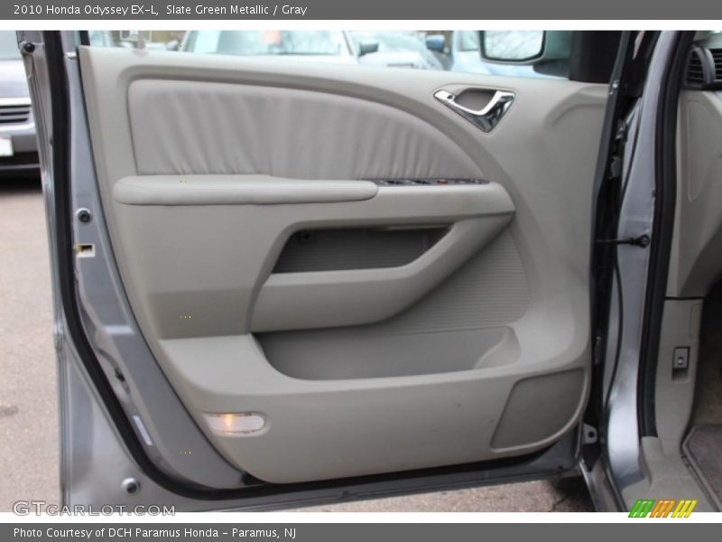 Slate Green Metallic / Gray 2010 Honda Odyssey EX-L