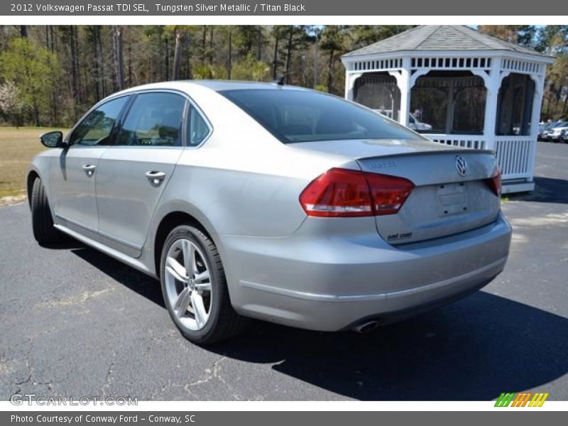 Tungsten Silver Metallic / Titan Black 2012 Volkswagen Passat TDI SEL