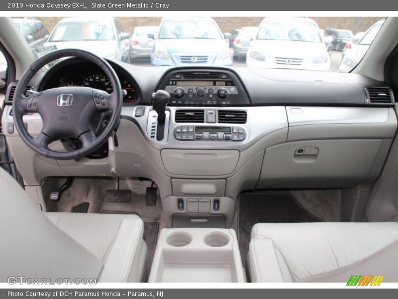 Slate Green Metallic / Gray 2010 Honda Odyssey EX-L