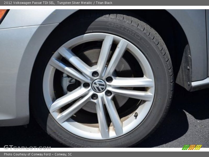 Tungsten Silver Metallic / Titan Black 2012 Volkswagen Passat TDI SEL