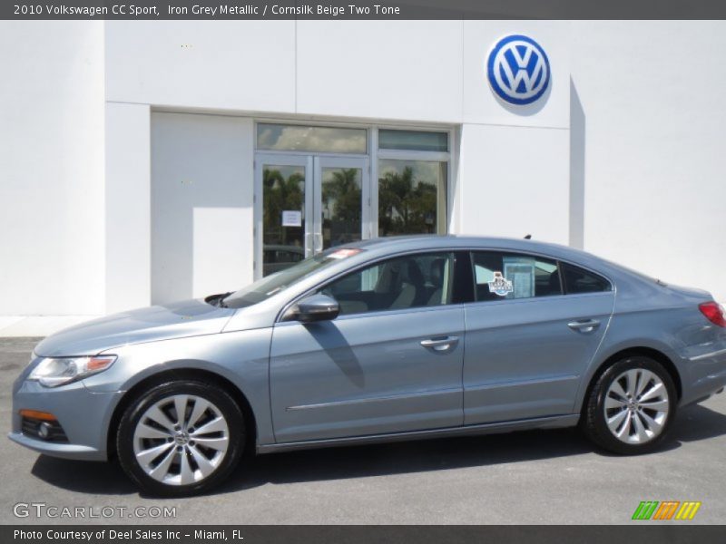 Iron Grey Metallic / Cornsilk Beige Two Tone 2010 Volkswagen CC Sport