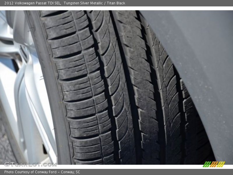 Tungsten Silver Metallic / Titan Black 2012 Volkswagen Passat TDI SEL