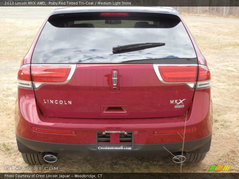 Ruby Red Tinted Tri-Coat / Medium Light Stone 2013 Lincoln MKX AWD