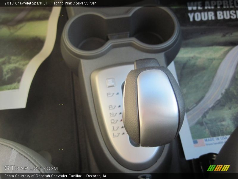 Techno Pink / Silver/Silver 2013 Chevrolet Spark LT