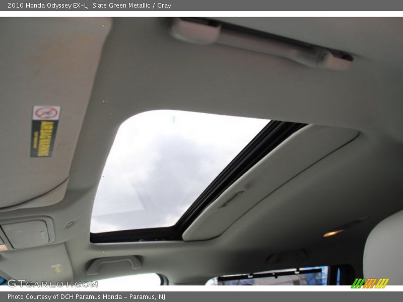 Slate Green Metallic / Gray 2010 Honda Odyssey EX-L