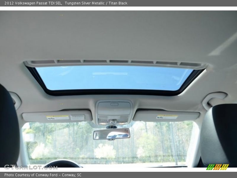Tungsten Silver Metallic / Titan Black 2012 Volkswagen Passat TDI SEL
