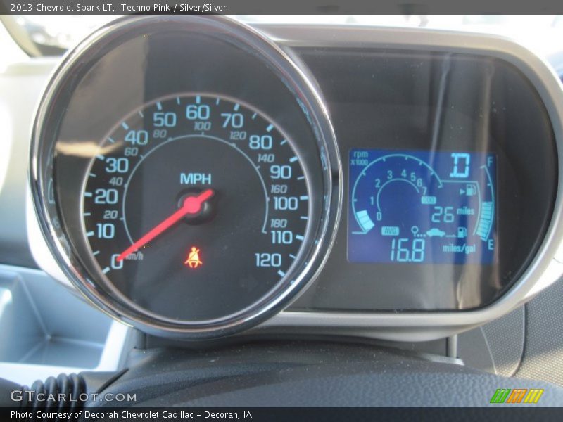 Techno Pink / Silver/Silver 2013 Chevrolet Spark LT