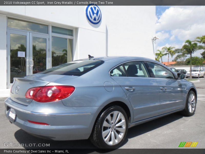 Iron Grey Metallic / Cornsilk Beige Two Tone 2010 Volkswagen CC Sport