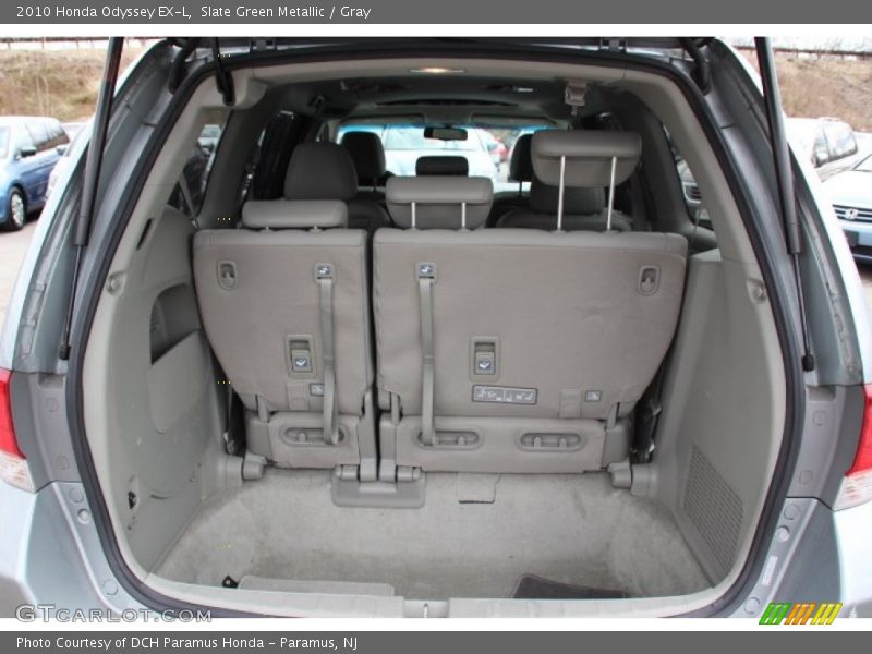 Slate Green Metallic / Gray 2010 Honda Odyssey EX-L