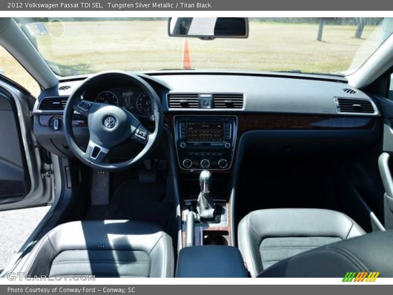 Tungsten Silver Metallic / Titan Black 2012 Volkswagen Passat TDI SEL