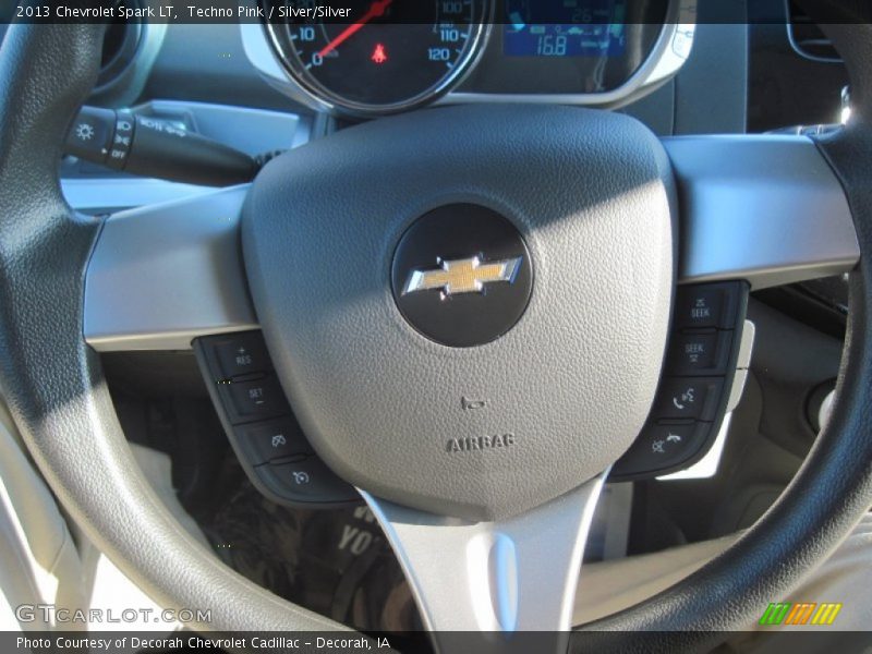 Techno Pink / Silver/Silver 2013 Chevrolet Spark LT