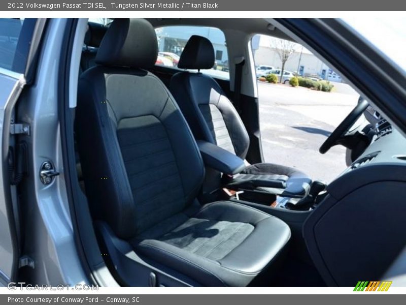 Tungsten Silver Metallic / Titan Black 2012 Volkswagen Passat TDI SEL
