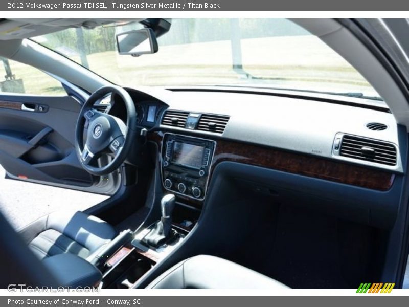 Tungsten Silver Metallic / Titan Black 2012 Volkswagen Passat TDI SEL