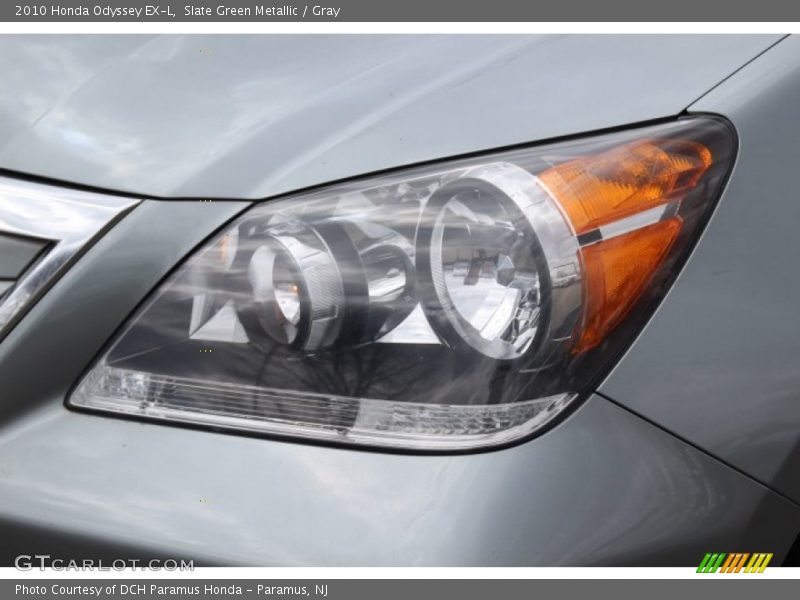 Slate Green Metallic / Gray 2010 Honda Odyssey EX-L