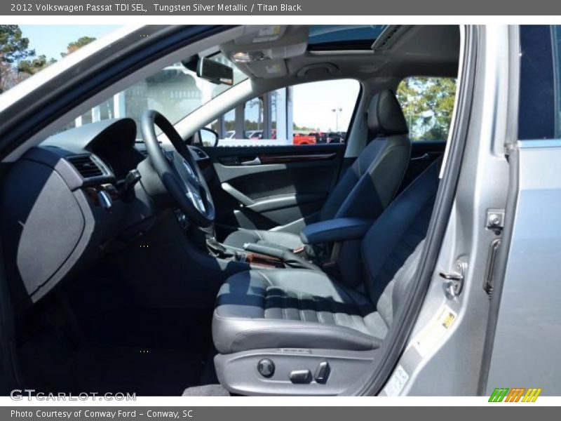 Tungsten Silver Metallic / Titan Black 2012 Volkswagen Passat TDI SEL
