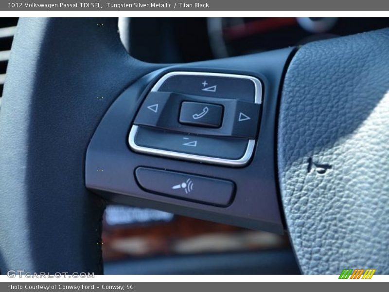 Tungsten Silver Metallic / Titan Black 2012 Volkswagen Passat TDI SEL