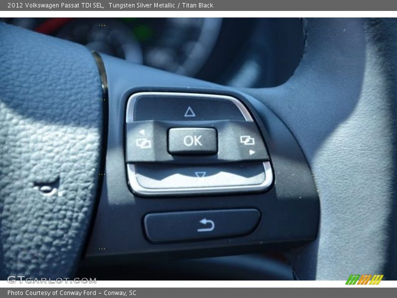 Tungsten Silver Metallic / Titan Black 2012 Volkswagen Passat TDI SEL