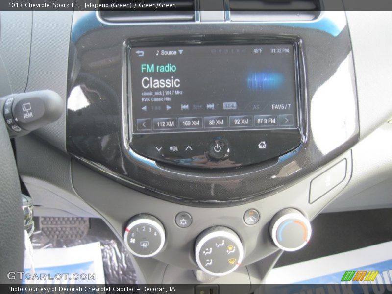 Jalapeno (Green) / Green/Green 2013 Chevrolet Spark LT