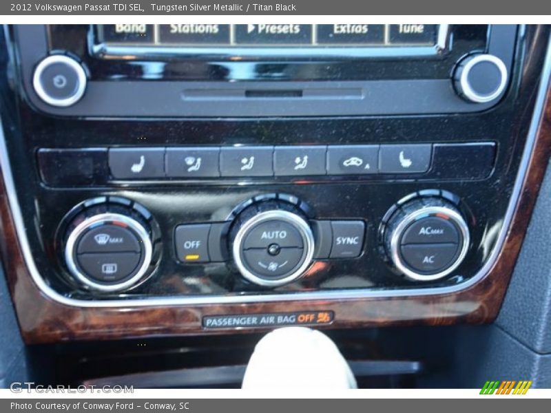 Tungsten Silver Metallic / Titan Black 2012 Volkswagen Passat TDI SEL