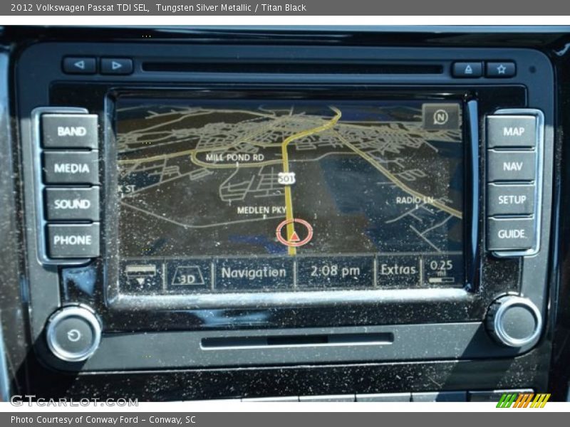Tungsten Silver Metallic / Titan Black 2012 Volkswagen Passat TDI SEL