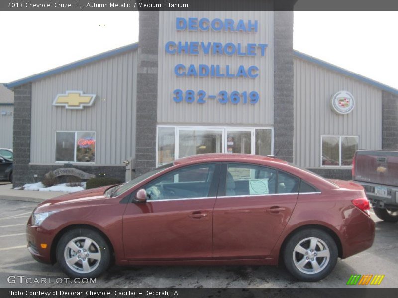 Autumn Metallic / Medium Titanium 2013 Chevrolet Cruze LT