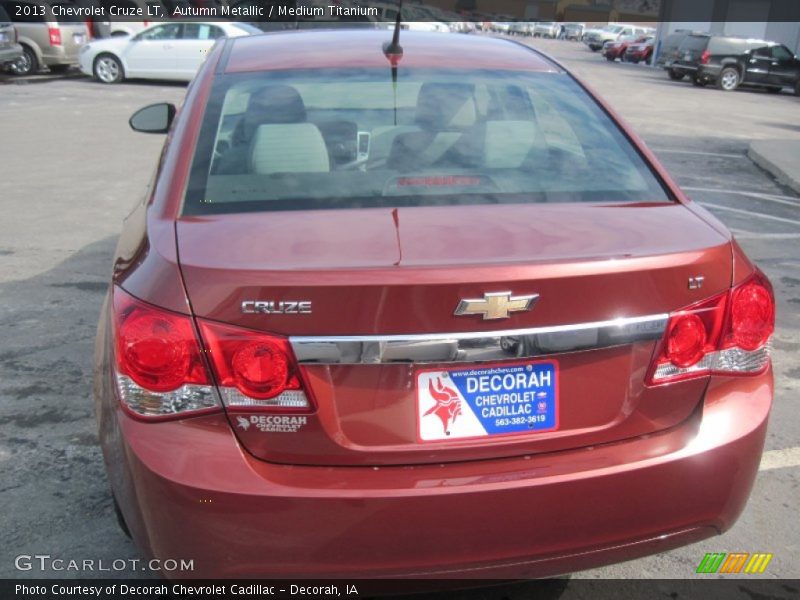 Autumn Metallic / Medium Titanium 2013 Chevrolet Cruze LT