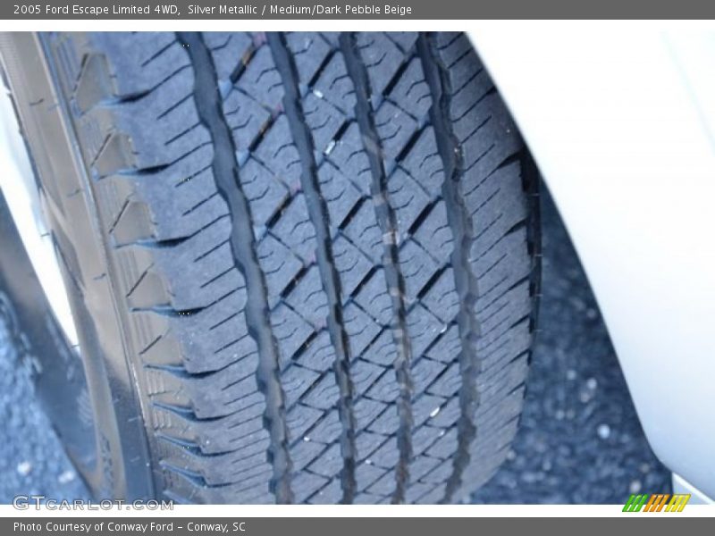 Silver Metallic / Medium/Dark Pebble Beige 2005 Ford Escape Limited 4WD
