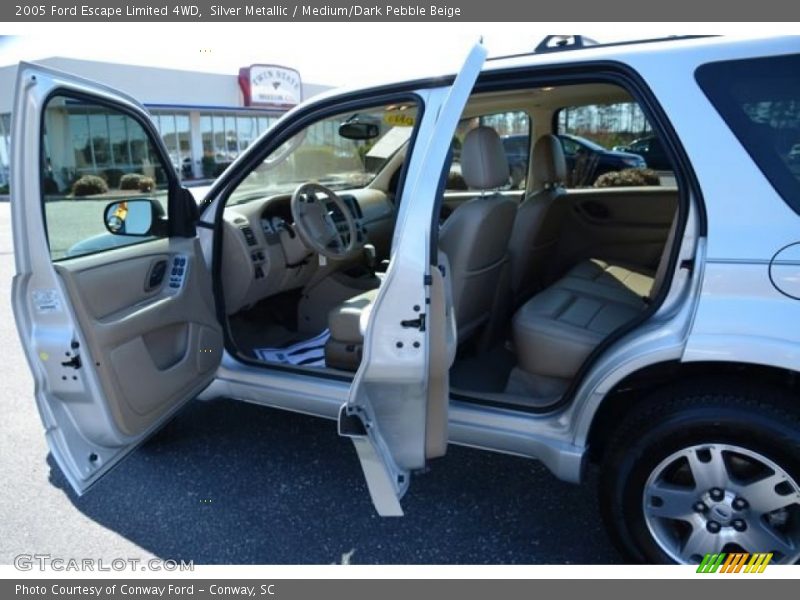 Silver Metallic / Medium/Dark Pebble Beige 2005 Ford Escape Limited 4WD