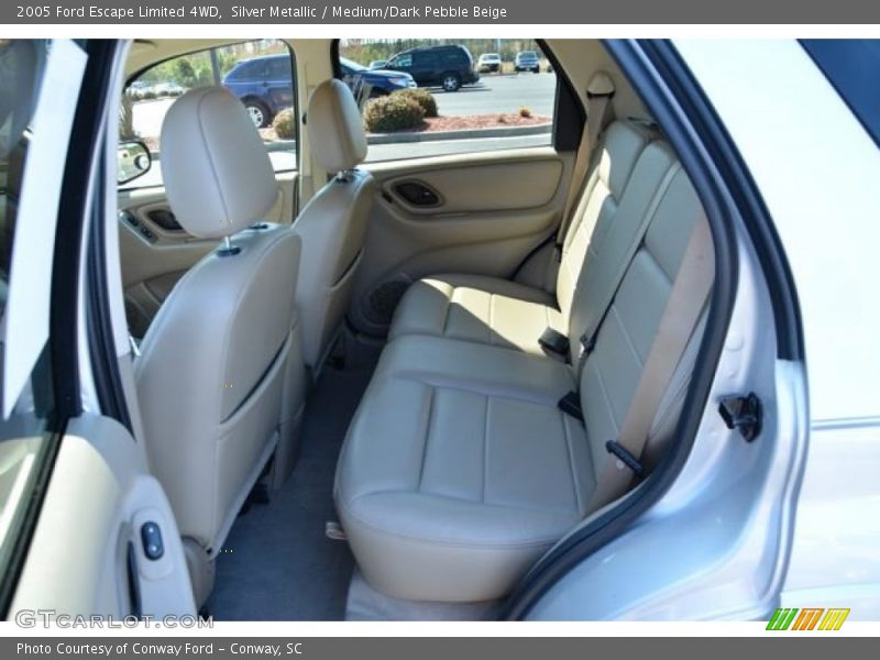 Silver Metallic / Medium/Dark Pebble Beige 2005 Ford Escape Limited 4WD