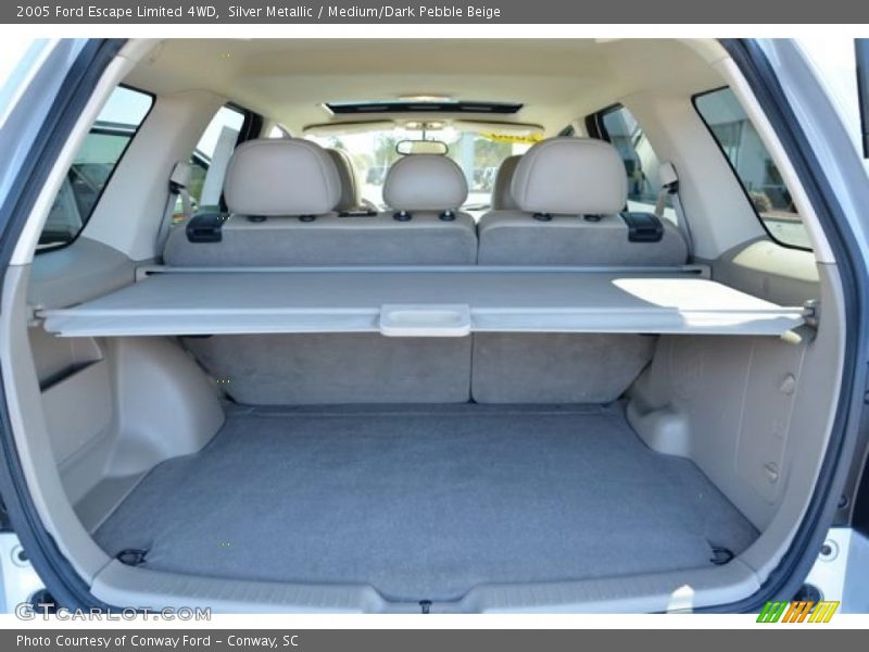 Silver Metallic / Medium/Dark Pebble Beige 2005 Ford Escape Limited 4WD