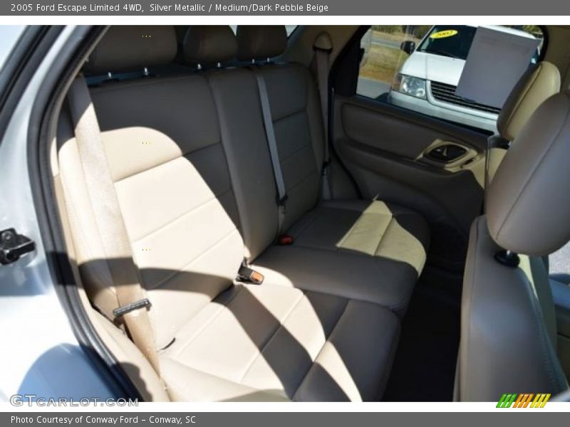 Silver Metallic / Medium/Dark Pebble Beige 2005 Ford Escape Limited 4WD