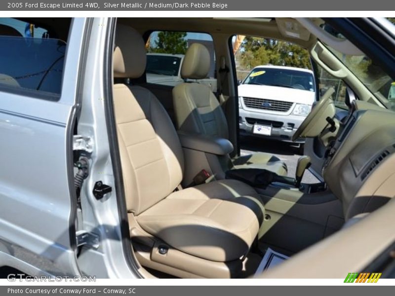 Silver Metallic / Medium/Dark Pebble Beige 2005 Ford Escape Limited 4WD