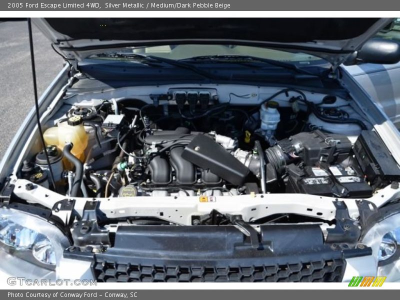 Silver Metallic / Medium/Dark Pebble Beige 2005 Ford Escape Limited 4WD