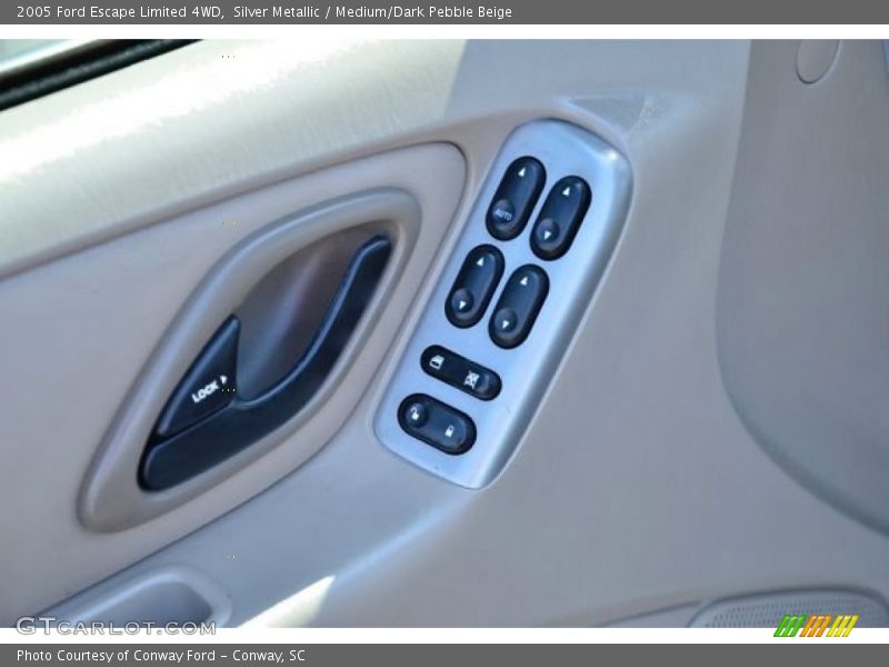 Silver Metallic / Medium/Dark Pebble Beige 2005 Ford Escape Limited 4WD