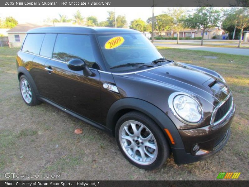 Hot Chocolate / Black/Grey 2009 Mini Cooper S Clubman