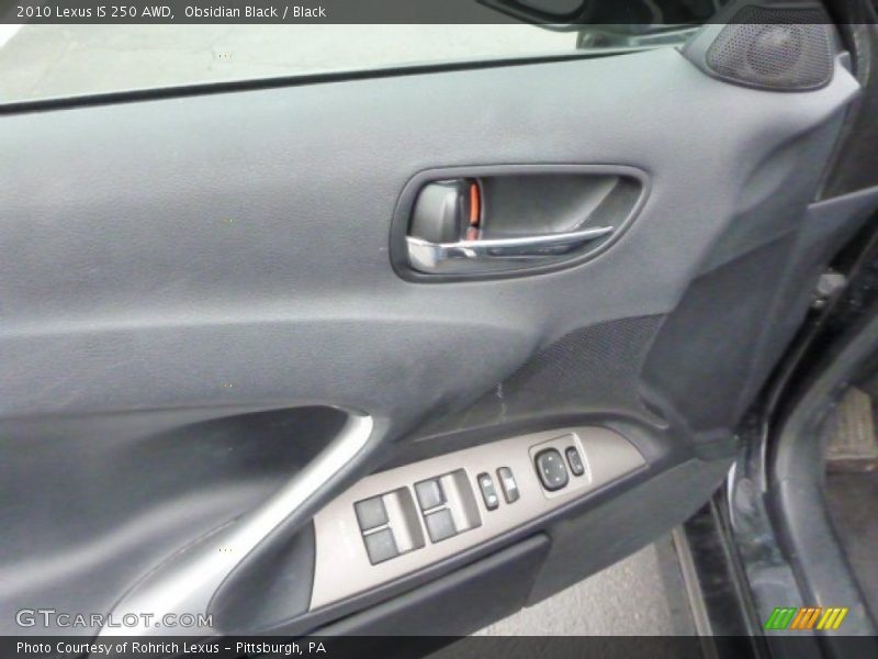 Obsidian Black / Black 2010 Lexus IS 250 AWD