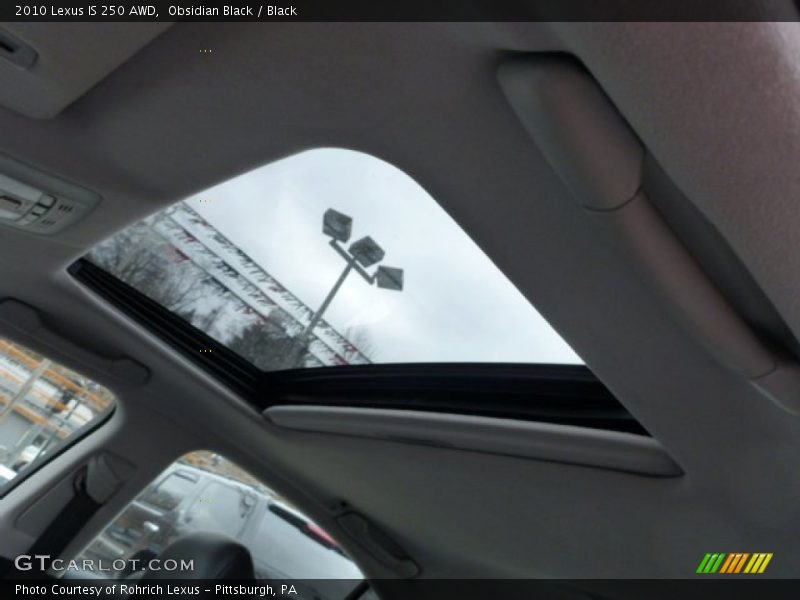 Obsidian Black / Black 2010 Lexus IS 250 AWD