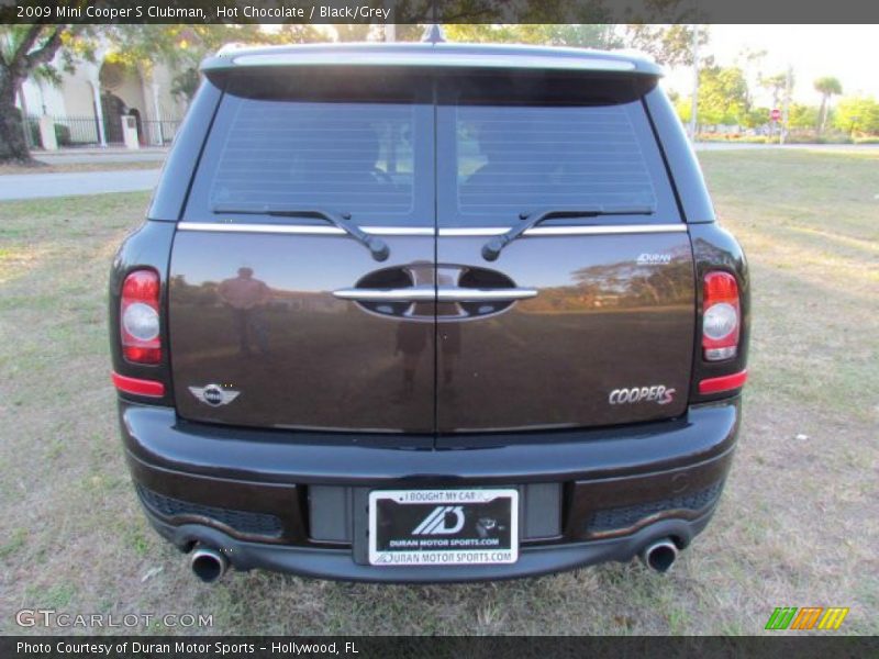 Hot Chocolate / Black/Grey 2009 Mini Cooper S Clubman