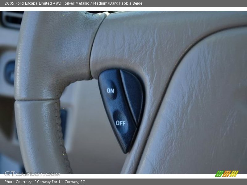 Silver Metallic / Medium/Dark Pebble Beige 2005 Ford Escape Limited 4WD
